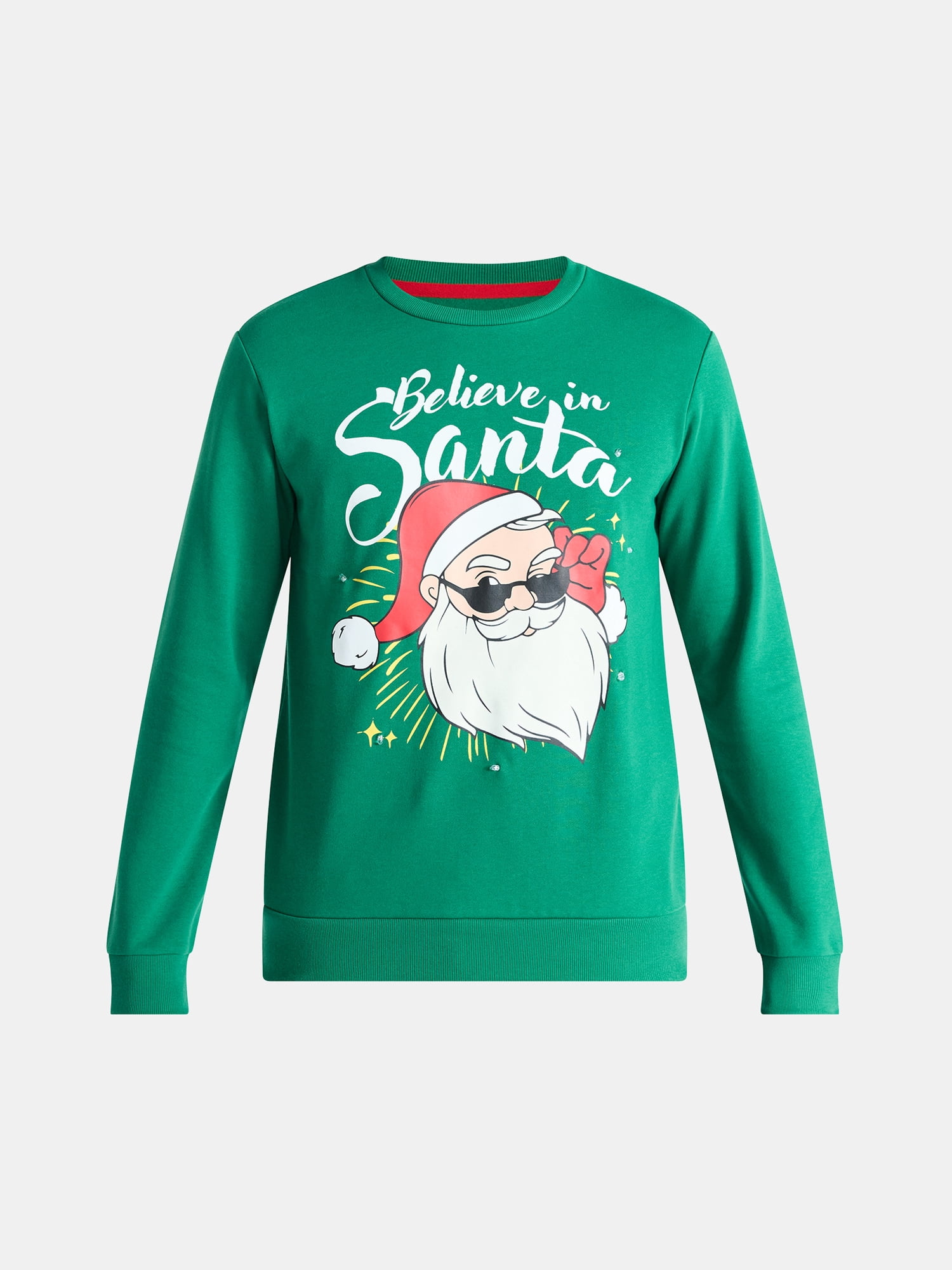 Men's Christmas Light Up Graphic Sweatshirt from Holiday Time, Sizes XS-3XL