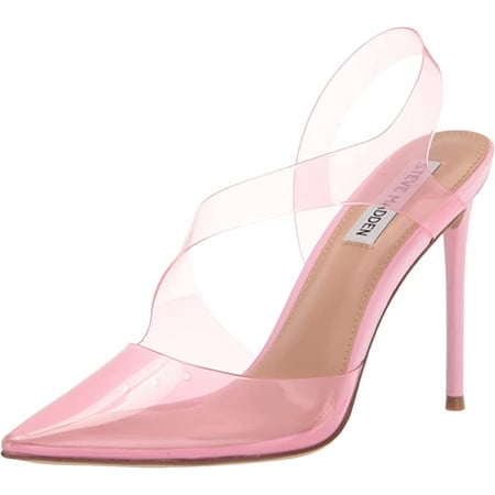 

Steve Madden Vienne Pink Ankle Strap Pointed Close Toe Stiletto Heeled Sandal (Pink 9)