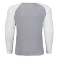 thumbnail image 5 of Krdevn Men's Knit T Shirt Contemporary Athletic Fit Raglan Sleeve Daily Casual Wear Comfortable Stretchable Top for Outdoor Activities and Work,S, 5 of 7