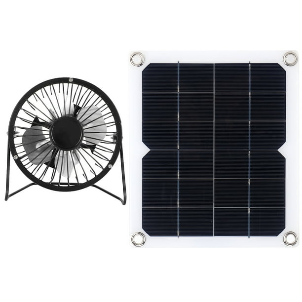 ziel verontschuldigen slim Mini Ventilator, Ventilates Monocrystalline Solar Panel Fan 10W 6V Portable  With Suction Cups For Greenhouse - Walmart.com