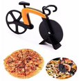 thumbnail image 5 of RV Rueda de Pizza Adhesiva de Acero Inoxidable Cortador de Pizza Cuchillo de Pizza Bicicleta Ideal Decoración y Regalo BRILLAR Rojo Verde, 5 of 5