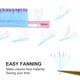 thumbnail image 3 of NAGARAKU Color Ombre Easy Fanning Extensión De Pestañas Auto Fans, 3 of 4