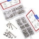 thumbnail image 1 of Hilitchi 420 piezas M2 M3 tornillos de cabeza hexagonal de acero inoxidable Kit surtido de tuercas con caja (acero inoxidable 304), 1 of 1