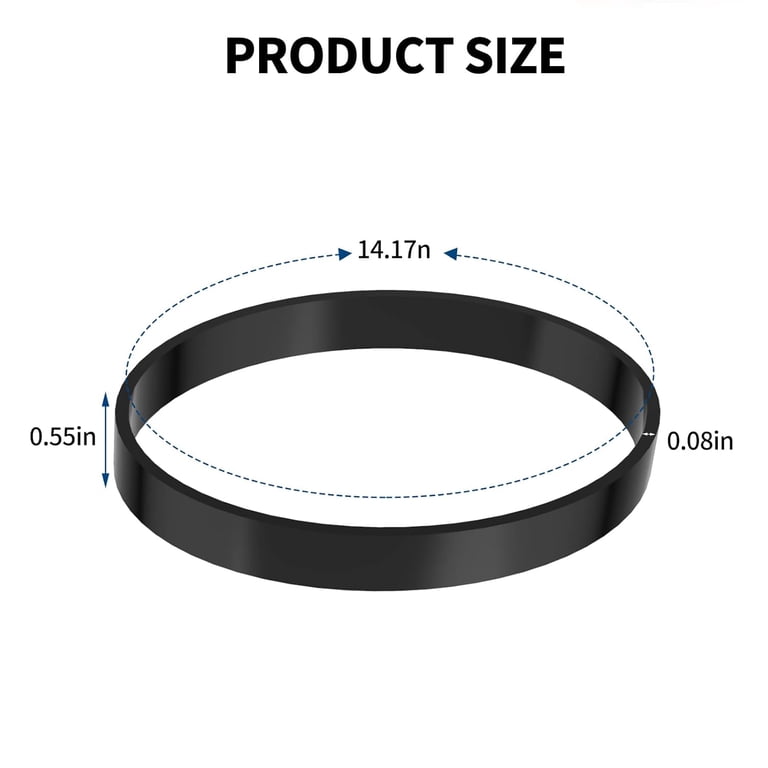 4 Pack Replacement Belts For Dirt Devil Hand Vacuum Model 103 (Electric Vac LLC)