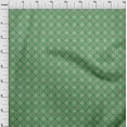 thumbnail image 4 of oneOone Polyester Spandex Green Fabric Asian Traditional Block Sewing Craft Projects Fabric Prints By Yard 56 Inch Wide, 4 of 4