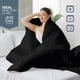 thumbnail image 4 of TESSO HOME Edredón Acolchado Extra Grande Hipoalergénico Relleno Suave de Microfibra Down Alternative Ideal para Todo el Año Uso como Edredón o para Funda Duvet MAT Negro, 4 of 5