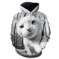 thumbnail image 2 of Nueva sudadera con capucha Kawaii con estampado 3D de gato de gran tamaño para hombres y mujeres, sudadera con capucha de manga larga de gran tamaño, sudaderas, ropa, 2 of 5