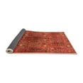 thumbnail image 2 of Ahgly Company Indoor Round Oriental Orange Industrial Area Rugs, 5' Round, 2 of 4