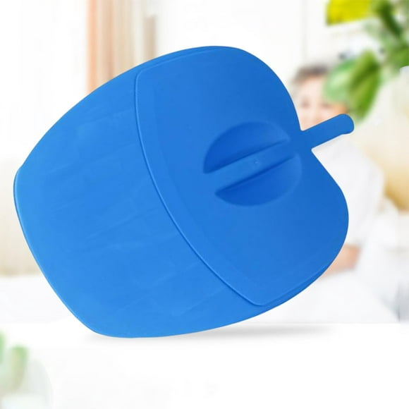 Bed Pan Portable Bed Potty with Lid for Bedridden Reusable Comfort & Convenience Blue