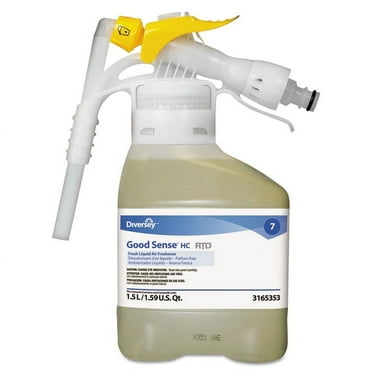 Diversey Good Sense Liquid Odor Counteractant, Fresh, 1.5 L RTD Bottle, 2/Carton (93165353)