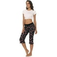 thumbnail image 4 of HDE Women’s Capri Pajama Pants Sleepwear Sleep Pants XL Wine Glasses, 4 of 8