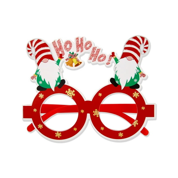 Christmas Glasses Plastic Santa Decorative Sunglasses Kid Party Costume Accessories Photo Props Christmas Decor