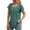 Army Green(Women Tops), variant on Short Sleeve Blouse for Women Scoop Neck Button Casual Top, Soft Knit Relaxed Fit Shirts