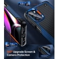 thumbnail image 4 of LEYI Motorola G 5G 2022 Case with 2 Pack Screen Protectors, Dual Layer Protective Hard PC Back & 4 Corners with Airbags[12ft Drop Protection] for Motorola Moto G 2022 5G Case - Blue, 4 of 7