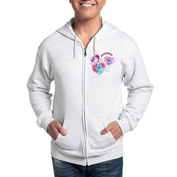 CafePress - My Little Pony Retro Hashtag Besties Zip Hoodie - Zip Hoodie, Classic Hooded Sweatshirt with Metal Zipper