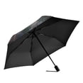 thumbnail image 2 of FORMRS Travel Umbrella Folding Auto Open Close Windproof Rain UV Protection, Pine Tree at Dawn, 2 of 8