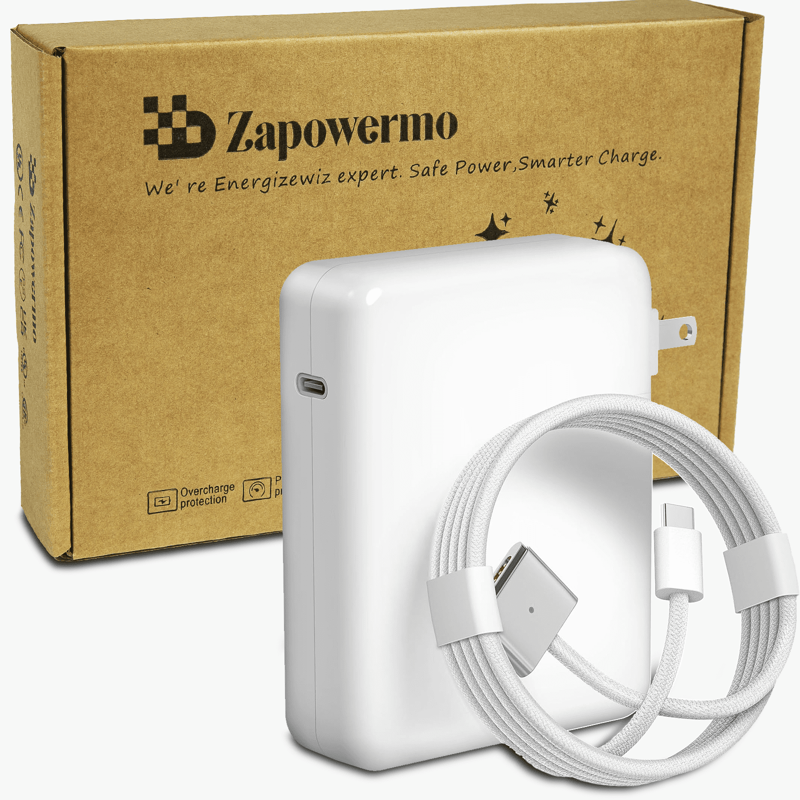 Apple MacBook Pro Laptop Charger, 85W MagSafe 2 Power Adapter with