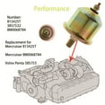thumbnail image 3 of LABLT 815425T Oil Pressure Sender Sensor Replacement for Volvo Penta Mercruiser, 3 of 5