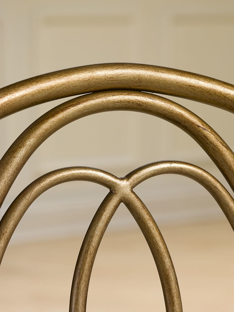 Hilale Furniture Emerson Vanity Stool Golden Bronze