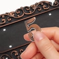 thumbnail image 4 of HOOWIFFY 1Set European Style Rectangular Door Plaque for Building Identification Retro Design 11.8X3.3X0.4in, 4 of 4