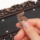 thumbnail image 4 of FESTFENDS 1Jgo De Puerta Decorativa En Marrón Oscuro Con Europeo Vintage Y Fácil Instalación, 4 of 5