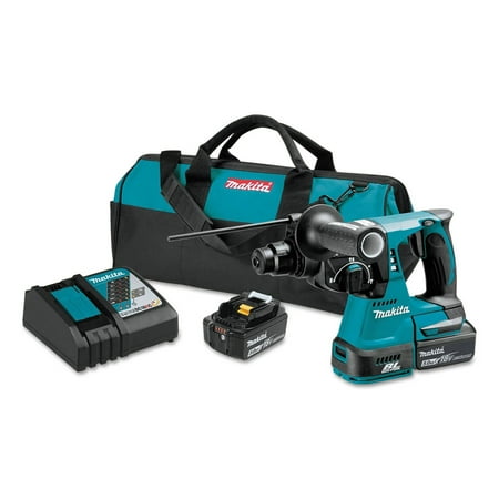 Makita XRH01T 18V LXT Lithium-Ion Brushless 1 in. Cordless Rotary Hammer Kit (5 Ah)