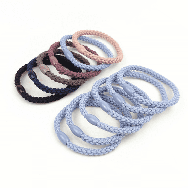 CCOCC Rubber Bands,Korean Twist Design Hair Ties,Unique Fashion Hair Accessories,Multicolor