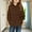 Brown, variant on Dgankt Hoodies for Girls Middle Big Hooded Sweatshirt Long Sleeve Pullover Fleece Jacket for 4-13 Years