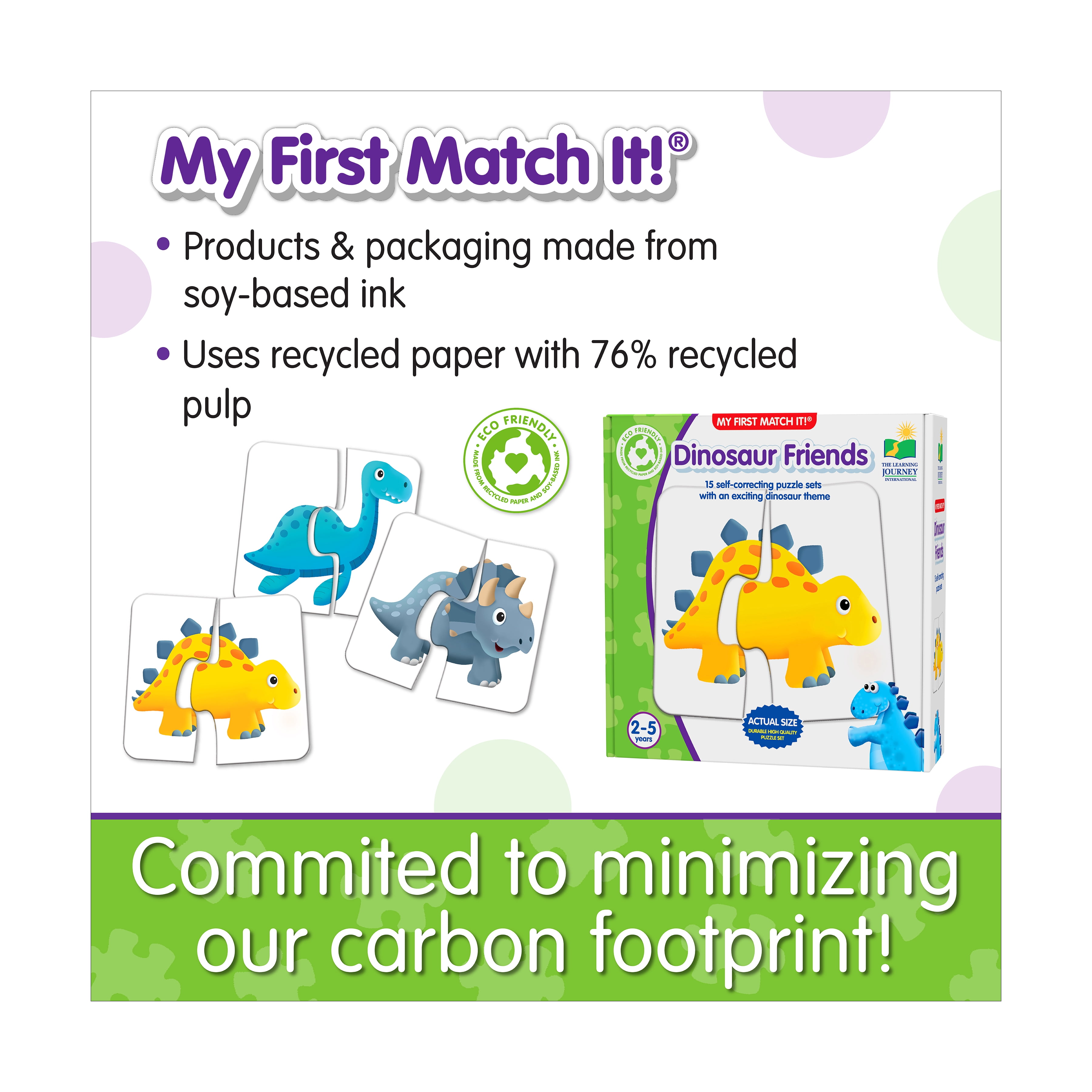 The Learning Journey My First Match It!, Dinosaurs