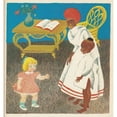 thumbnail image 2 of Katherine Evans 20x21 Gold Ornate Framed and Double Matted Museum Art Print Titled - Nemo Meets the Emperor Pl7 (1957), 2 of 4