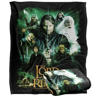 L-Lord of the Rings H-Hobbit HD Blanket,Soft Throw Blanket for