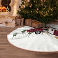 thumbnail image 5 of Fotbe Vintage Buffalo Plaid Christmas Camper Pattern Christmas Tree Skirt, Tree Skirts Plush Christmas Decorations, Christmas Tree Skirts Xmas Decorations Holiday Party Decor-48", 5 of 6