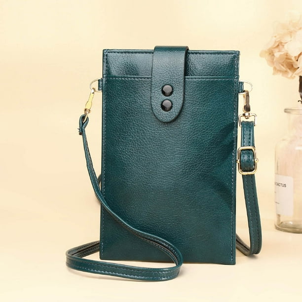 Discount Bonanza Women Simply Fashion Bags Mini Leather Mobile Phone Crossbody Bags Mobile Phone Bag Shoulder Handbag Wallet With Credit Card Slots Rwvbm Walmart