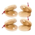 thumbnail image 1 of Milaget Finger Castanets Development Toys Musical Castanets for Baby Boys Girls Kids 4Pcs, 1 of 9