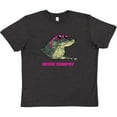 thumbnail image 3 of Inktastic Gator Country Sunny Gator in Pink Sunglasses Youth T-Shirt, 3 of 5