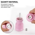 thumbnail image 3 of 4.5" Wooden Pepper Grinder Adjustable Coarseness Salt Mills Shakers for Kitchen Restaurant Cooking Pink, 3 of 7