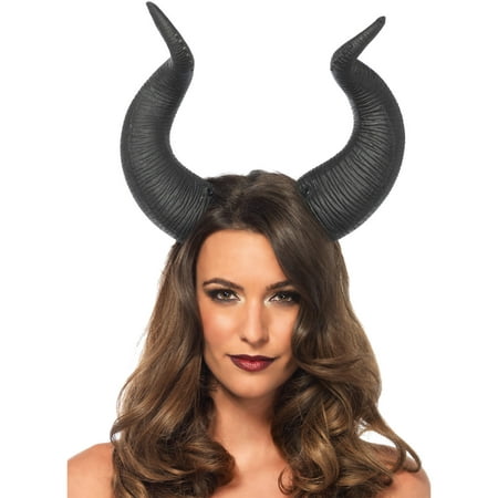 Horns Animal Latex, Black, One Size