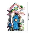 thumbnail image 4 of LZYWOD Fairy Garden Houses Miniature Fairy Figurines Statues For Outdoor Yard Sculpture Accessories Q0d8 Ornaments Wooden, 4 of 8