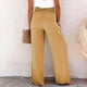 thumbnail image 4 of Puntoco Mujeres Casual Sólido Pantalones Cómodos Elásticos Cintura Alta Pierna Ancha Casual Loose Beach Pantalones Puntoco Puntoco-6829, 4 of 6