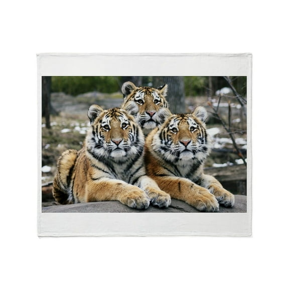CafePress - TIGERS Throw Blanket - Soft Fleece Throw Blanket, 50"x60" for All Ages