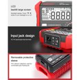thumbnail image 3 of Voltímetro del megaohmímetro de Digitaces uso del electricista del probador del interruptor de la fuga del LCD de 4,7 pulgadas Sywqhk Para estrenar, 3 of 9