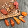 thumbnail image 2 of 6 Pcs Simulation Food Keychain False Braised Pork Keying Pendant Car Key Chain Ornaments for Bag Backpack Decorations, 2 of 20