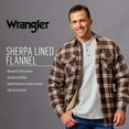 thumbnail image 5 of Wrangler Authentics Men's Long Sleeve Sherpa Lined Shirt Jacket, Current Heather, Small, 5 of 5