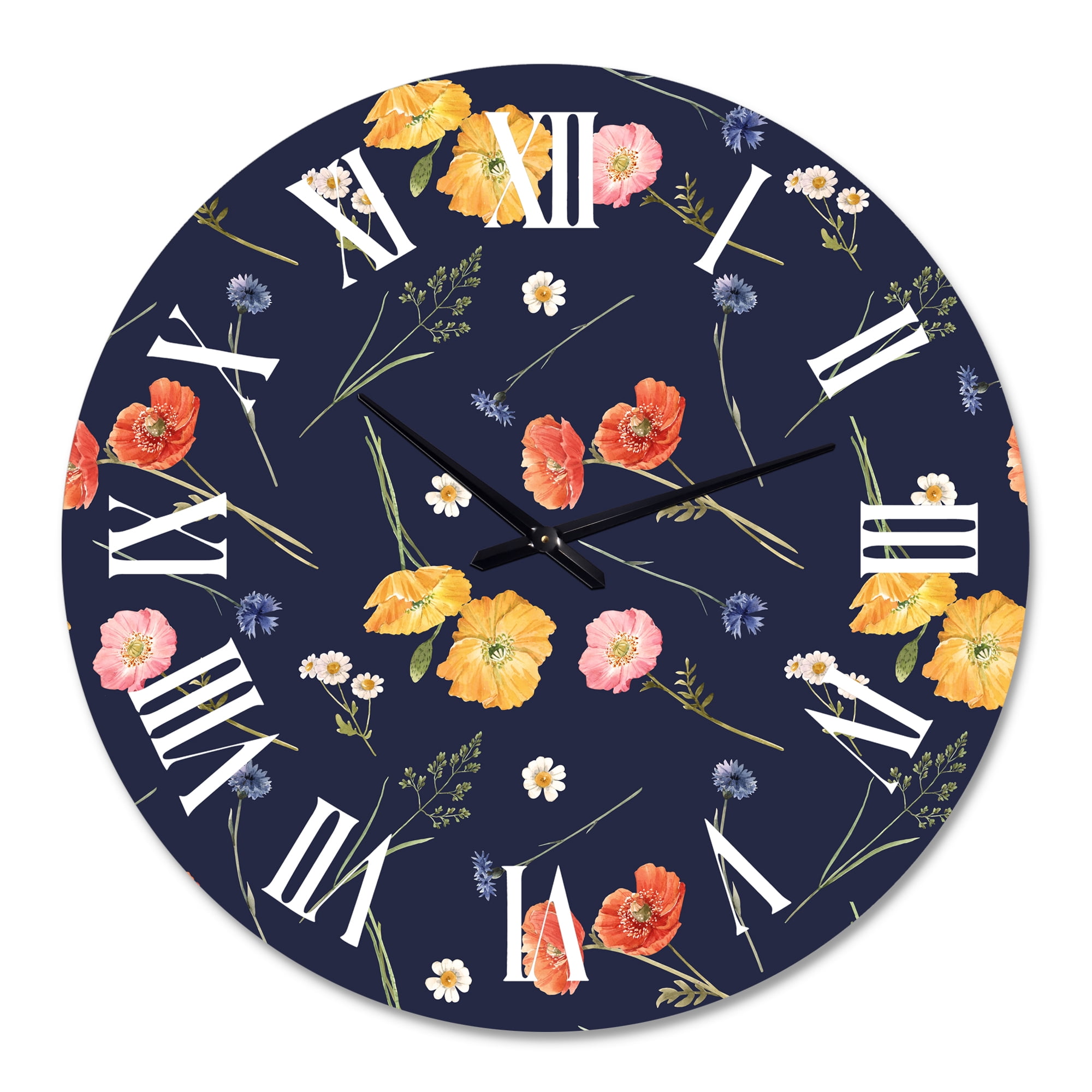 Designart 1 in Quartz Traditional Wall Clock