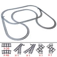 thumbnail image 1 of City High-tech Trains Flexible Tracks Forked Straight Curved Rails Crossing Switch Building Block Bricks Creative Toys for kids, 1 of 10