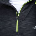 thumbnail image 3 of Trespass - Jersey con cremallera modelo Collins para hombre (Negro Jaspeado), 3 of 5