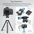 thumbnail image 3 of BAFANG Aluminum Alloy Desktop Tripod & Q-01A Metal Ballhead Kit (BFT-01A) - 3-Level Height Adjustable, 5kg/11lbs Load Capacity, Included, Compact Tabletop Stand for Cameras & Devices, 3 of 5
