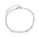 thumbnail image 2 of de cadena con abalorios y pinza de langosta plateada/dorada para mujer 18+5CM cobre plata, 2 of 9