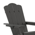 thumbnail image 6 of Flash Furniture Newport Adirondack Rocking Chair with Cup Holder Gray (LEHMP104431GY), 6 of 9