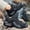 Black, variant on [Sneakers] Outdoor Hiking Men'S Shoes, Cross-Country Mountain Breathable Low-Top Hiking Shoes, Rotating Button, Non-Slip, Shock-Absorbing Sports Casual Shoes